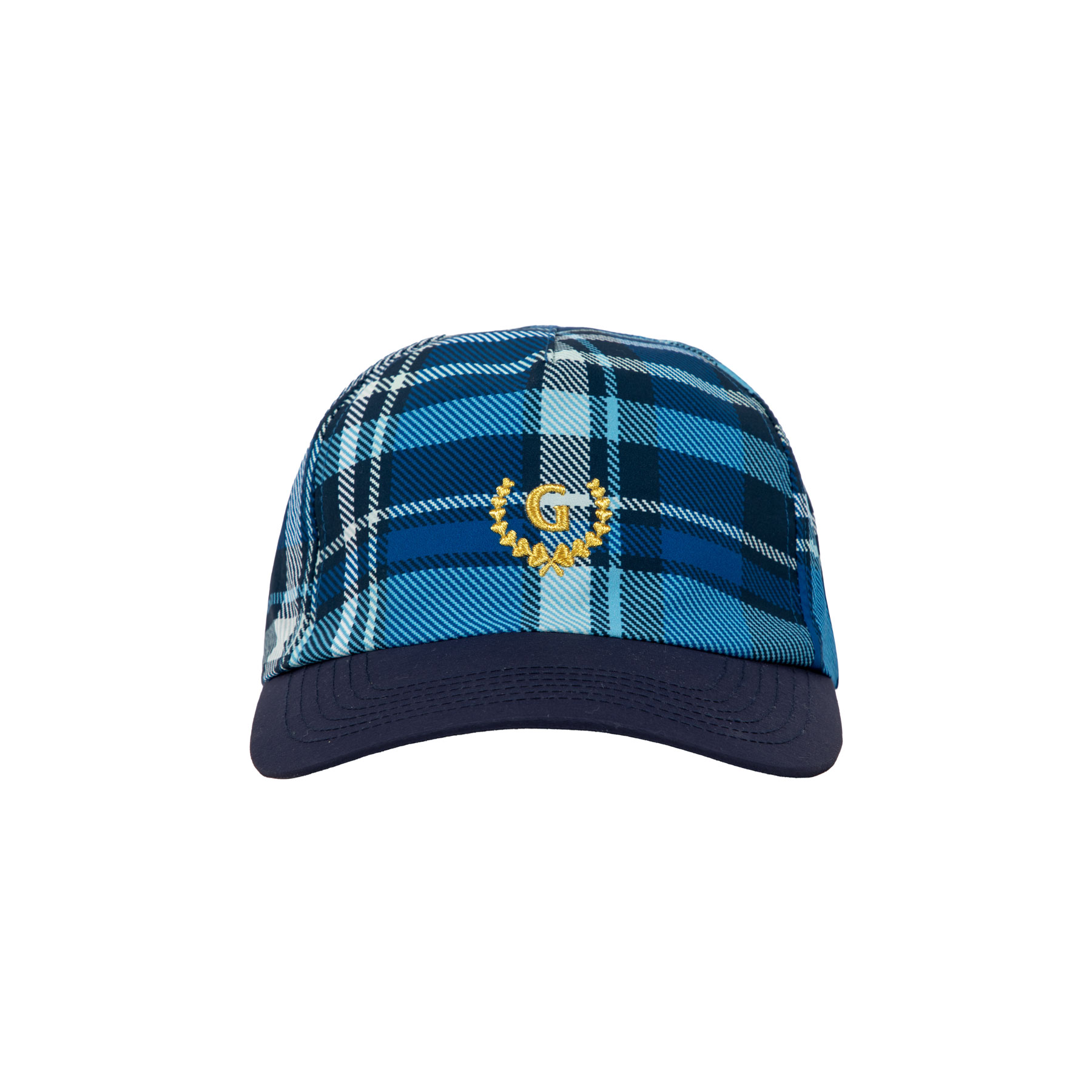 PLAID ELASTIC HAT